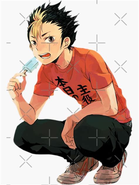 Haikyuu Yuu Nishinoya Sticker For Sale By Recup Tout Redbubble