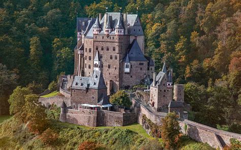 Fonds d ecran 1920x1200 Allemagne Château fort Burg Eltz Tour édifice