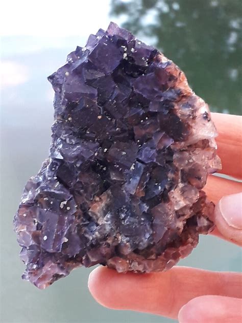 Fluorite purple blue Fluorite Cluster Specimen Rare | Etsy