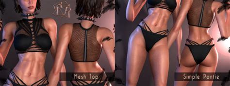 Victoria S Secret Lingerie Collection Bluerose Sims On Tumblr