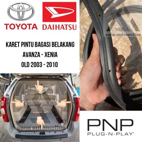 Jual Karet Pintu Bagasi Belakang Avanza Xenia Old Original