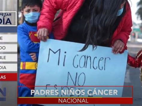 Padres de niños con cáncer llama a paro nacional