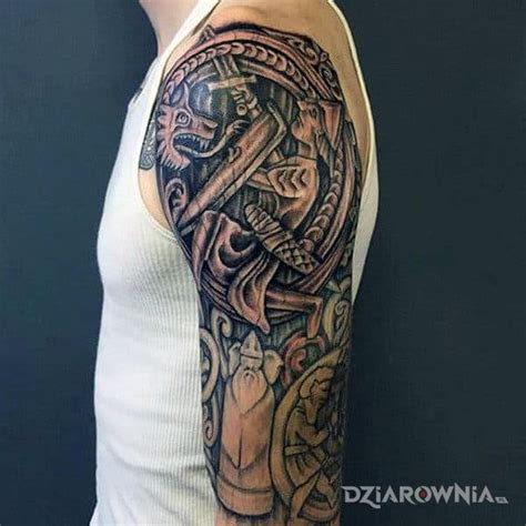 Tatua Walka Z Besti Autor Czochro Otr Dziarownia Pl