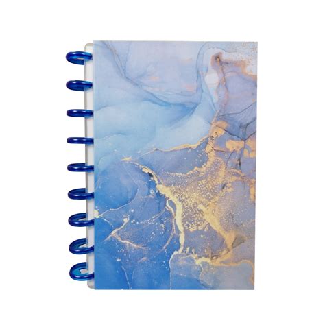 Cuaderno De Discos T Frances Pasta Dura 100 Hjs 105 Grs Mod Marmol