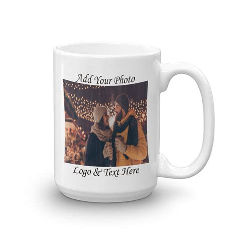 Custom Coffee Mug With Couple Photo Personalize Photo Mug For Etsy