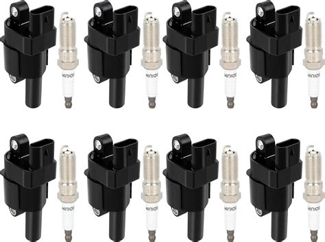 Amazon ECCPP UF742 8 Ignition Coils With 8 Iridium Spark Plugs