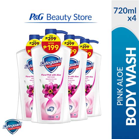 Safeguard Body Wash Pink Aloe 720ml Set Of 4 Shopee Philippines