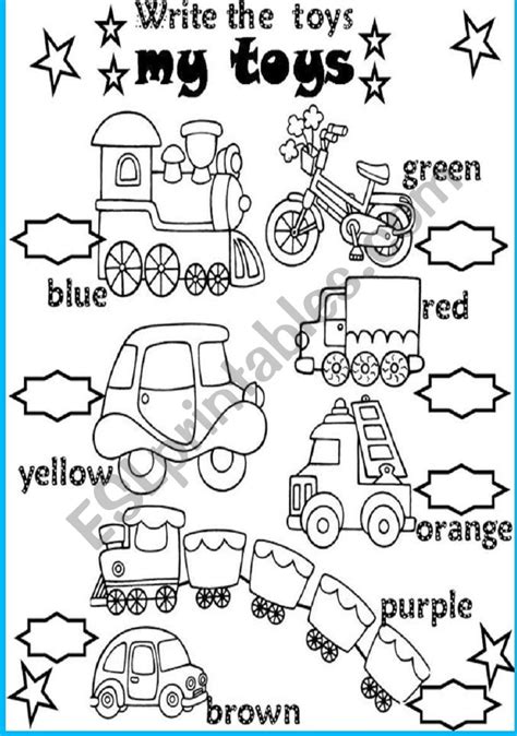 My Toys Esl Worksheet By Angelamoreyra