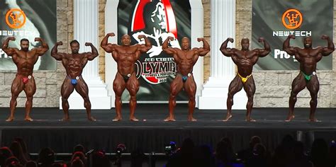 2020 Olympia Mens Open Bodybuilding Callout Report Picture