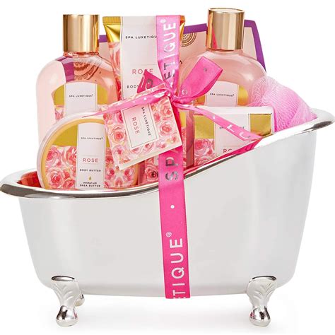 Spa Luxetique Wellness Set F R Frauen Tlg Rosenduft Bade Geschenkset