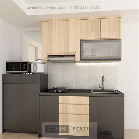 Jasa Kitchen Set Grey Kombinasi Motif Kayu Perkici Raya Bintaro Pondok