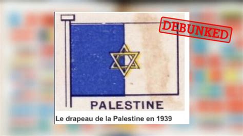 Was there really a Star of David on Palestine’s…