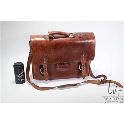 Vintage leather satchel