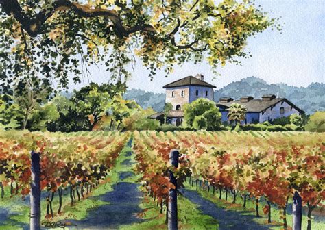 Winery Painting