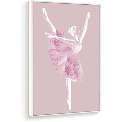 Wall26 Framed Canvas Home Artwork Decoration Elegant Ballerina Canvas ...