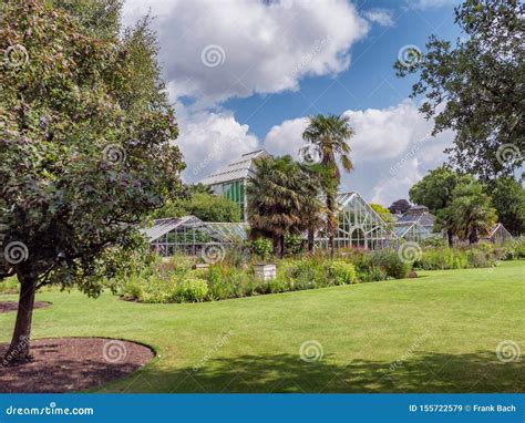 Cambridge Botanic Garden Greenhouses England Stock Image Image Of