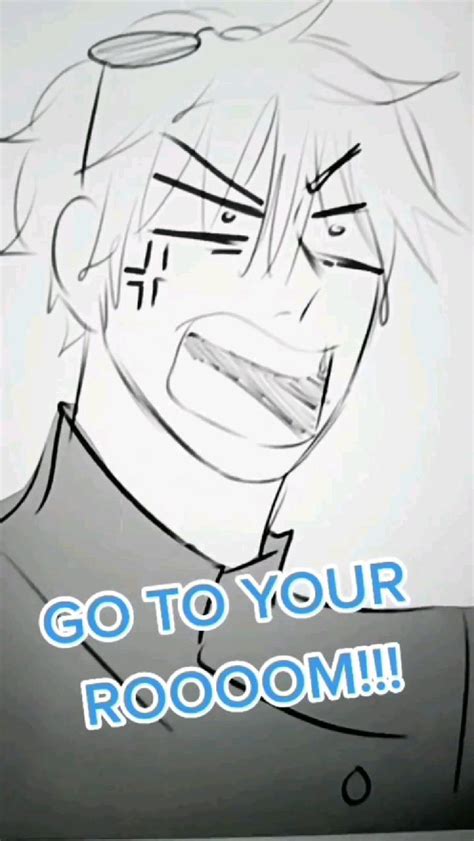 Gojo Sensei Baby Sitting Jujutsu Kaisen Anime Funny Funny Anime