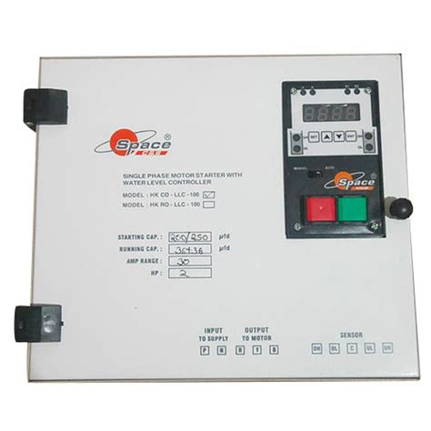 Hk Co Llc Hp Single Phase Motor Starter With Water Level