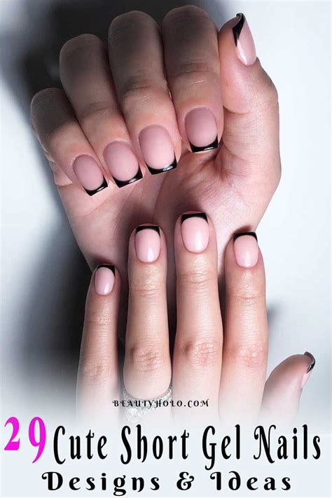 29 Cute Short Gel Nails Designs And Ideas Short Gel Nails Nail Designs Gel Nail Design