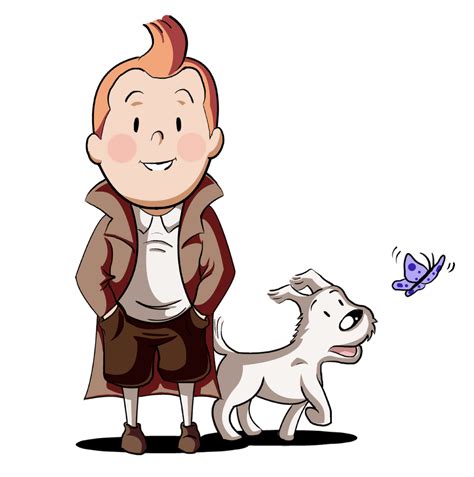 :: Collab: Tintin and Snowy :: by TheBealeCiphers on DeviantArt