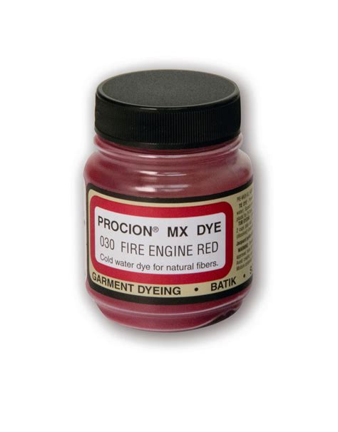 Jacquard Jacquard Procion Mx Dye Fire Engine Red 2 3oz The Art Store