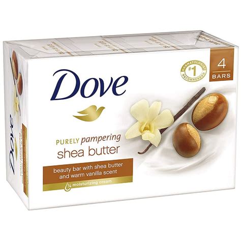 Dove Shea Butter Body Wash Beauty Bar with ¼ Moisturizing Cream Soap 4