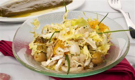 Receta De Ensalada De Bacalao Con Naranja Bruno Oteiza