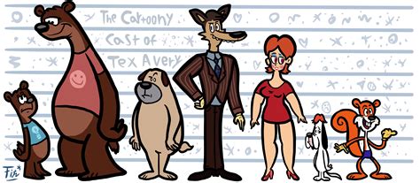 The Tex Avery Cartoon Cast of MGM by fitzsanchez on DeviantArt