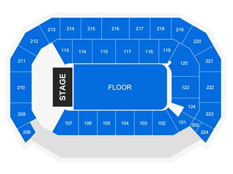 Seating Chart | Baxter Arena | Omaha, Nebraska