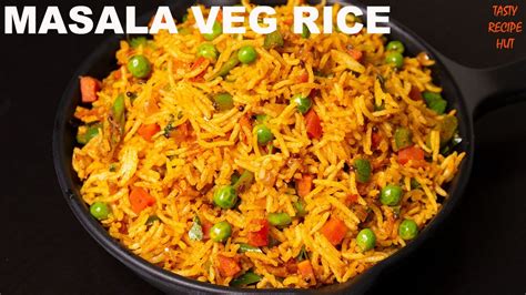 Masala Veg Rice Quick Masala Rice Recipe Youtube