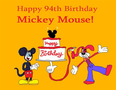 Happy 94th Birthday Mickey Mouse By Merrieofficalarts On Deviantart