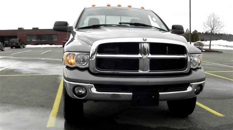 2005 Dodge Ram 2500 Slt Regular Cab Long Bed 4x4 4wd 5 9l Cummins Turbo Diesel Youtube