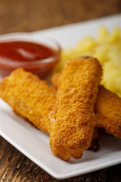 Fish Fingers Stock Photo Image Of Dish Food Plate 18003306