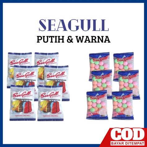 Jual SEA GULL PAKAIAN Seagull 25gr X 6 Bungkus Kapur Barus Kamper