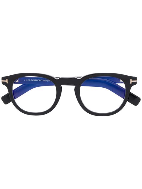 TOM FORD Eyewear Bril Met Rond Montuur Farfetch