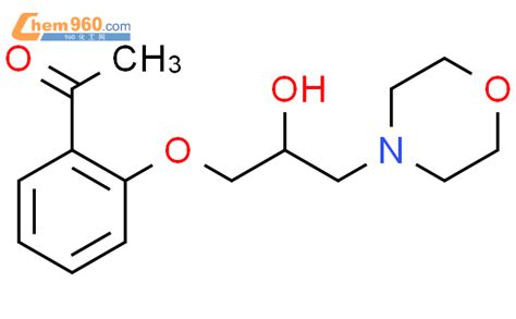 132948 75 5 Ethanone 1 2 2 Hydroxy 3 4 Morpholinyl Propoxy Phenyl