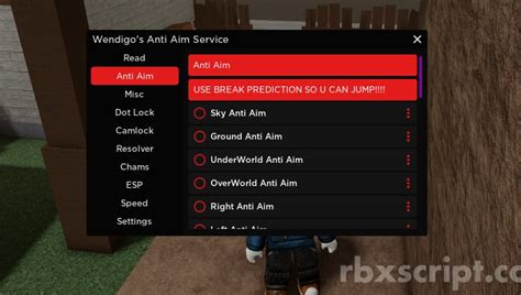 Da Hood Anti Lock Anti Aim And More Scripts Rbxscript