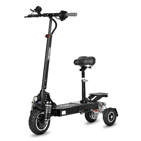 Teewing T3 1000w Motor Three Wheel Electric Scooter For Adults With 25 Mph Speed And 245 435