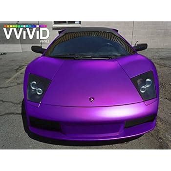 Amazon Vvivid Xpo Gloss Purple Vinyl Car Wrap Film Roll Ft X