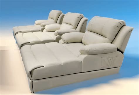 Orange Leather Home Theater Seating Bed LS-800CY - Linsen Seating