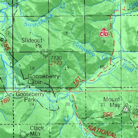 Flathead National Forest South 2 Of 2 Map By Montanagps Avenza Maps