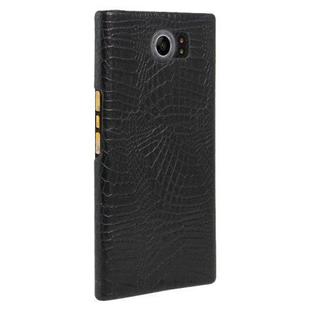 Blackberry Priv Textured Crocodile Print Case Black Reviews