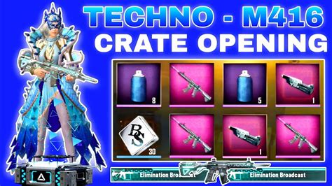 Pubg Lite Techno M416 Crate Opening Pubg Lite New Crate Opening