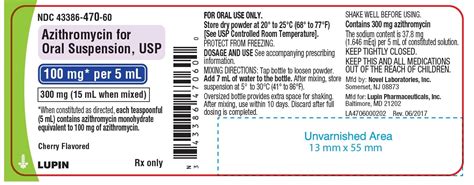 Azithromycin Oral Suspension FDA Prescribing Information Side