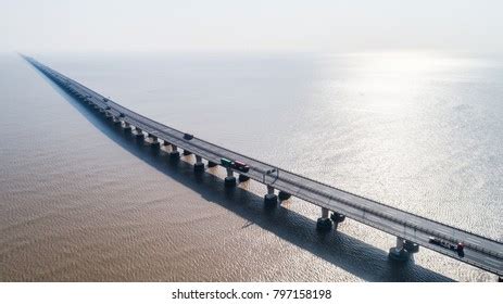 Aerial View Crosssea Bridge Donghai Bridge Stock Photo (Edit Now) 797158096