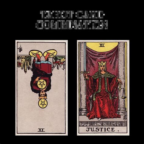 Four Of Pentacles Reversed AND Justice Tarot Cards Meaning