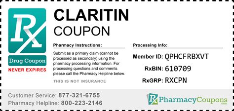 Claritin Coupon Pharmacy Discounts Up To 80