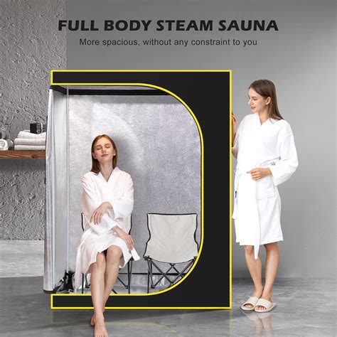 Sauna de vapor portátil para 2 personas saunas de cuerpo completo de