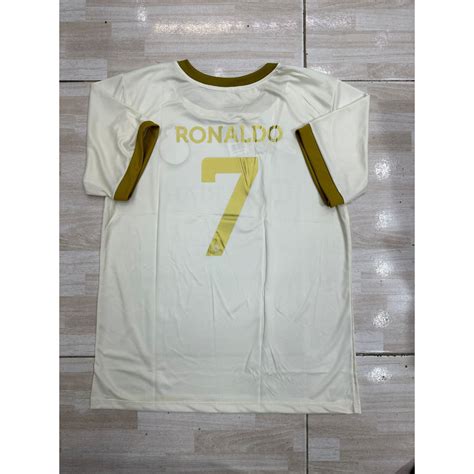 Cristiano Ronaldo Camisa Camisa Al Nassr Bege Shopee Brasil