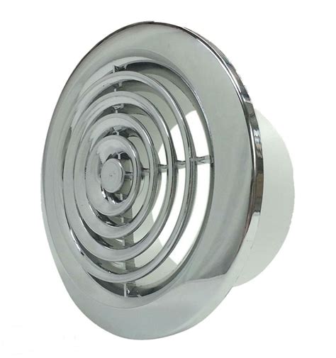 Buy Blauberg UK DPR 100 CHROME Internal Ventilation Grille Round Chrome